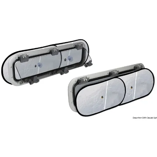 Osculati - Blind w/ flyscreen 230x490mm single 230x700double - 19.356.05 product image