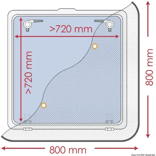 Flyscreens for hatches and portlights product image