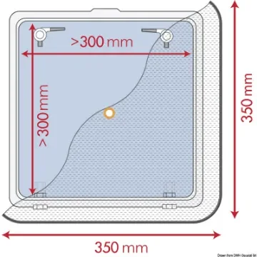 Osculati - Flyscreen 350 x 350 mm - 19.366.00 product image