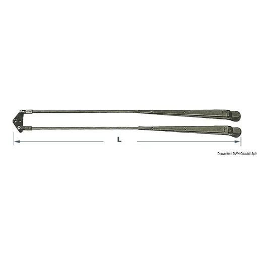 Osculati - S.S Doga pantoghraph arm 800mm - 19.403.05 product image