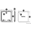 Osculati - LEWMAR Low Profile hatch 60 w/retention arm - 19.411.60 product image