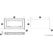 Osculati - LEWMAR flush portlight 6 - 19.430.64 product image