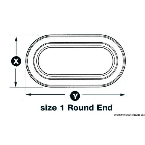 Osculati - LEWMAR AISI316 portlight 1RE - 19.430.82 product image