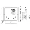 Osculati - LEWMAR Flush Hatch 10 - 19.440.10 product image