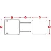 Osculati - LEWMAR sliding Pilot Hatch 60 - 19.450.60 product image
