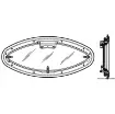 Osculati - BOMAR Flagship elliptical hatch 209 x 468 mm - 19.511.22 product image