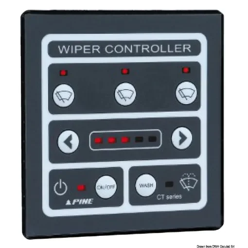 Osculati - Smart control panel for 3 windshield wipers - 19.756.03 product image