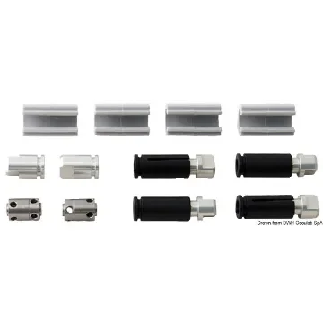 Osculati - Hinge kit f. LEWMAR Low Profile - 19.903.05 product image