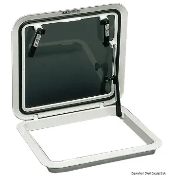 Osculati - BOMAR Flushdeck black hatch 304 x 302 mm - 19.910.10NE product image