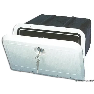 Locker with white frame product image