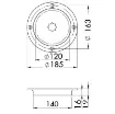Osculati - Inspection hatch AISI 316 passage 120 mm - 20.100.40 product image