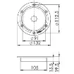 Osculati - Inspection hatch AISI 316 passage 91 mm - 20.103.50 product image