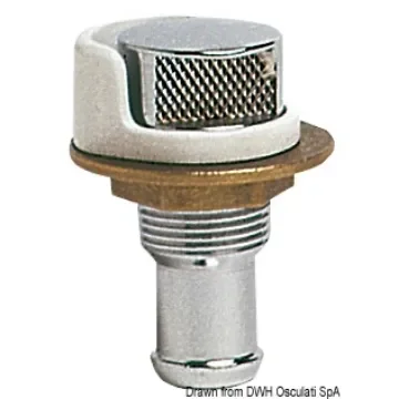 Osculati - Anti-spray fuel vent chromed brass - 20.172.01 product image