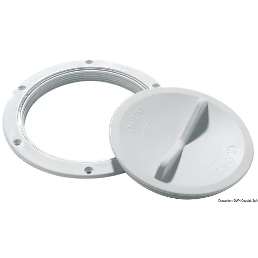 Osculati - Inspection hatch white easy opening 102 mm - 20.201.00 product image