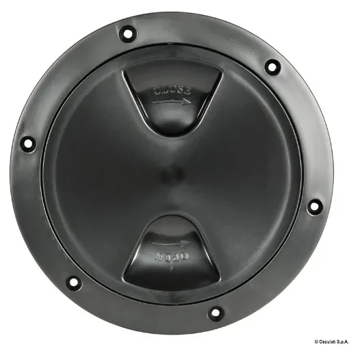 Osculati - Inspection hatch screw lock black 102 mm - 20.204.20 product image