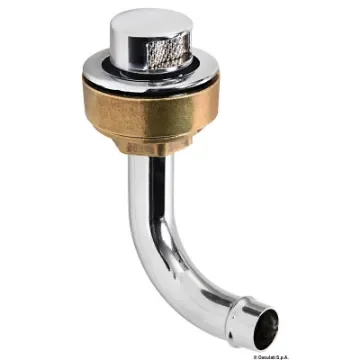 Osculati - Fuel vent chromed brass elbow 90&amp;#176; right 20 mm - 20.285.03 product image