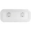 Osculati - White flush inspection hatch 600 x 250 mm - 20.295.00 product image