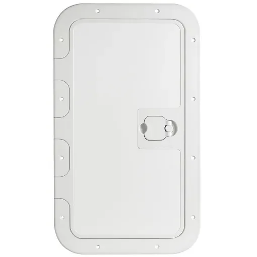 Osculati - White inspection hatch anti-slip sufrace 350x600mm - 20.302.00 product image