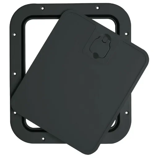 Osculati - Black inspection hatch removable lid 305 x 355mm - 20.302.23 product image
