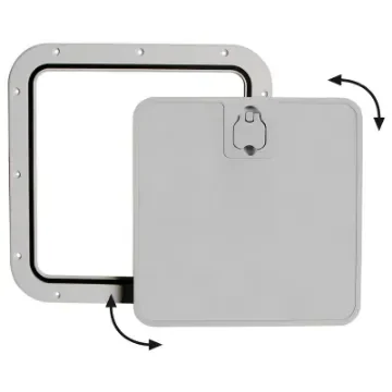 Osculati - Grey inspection hatch removable lid 375 x 375mm - 20.302.32 product image