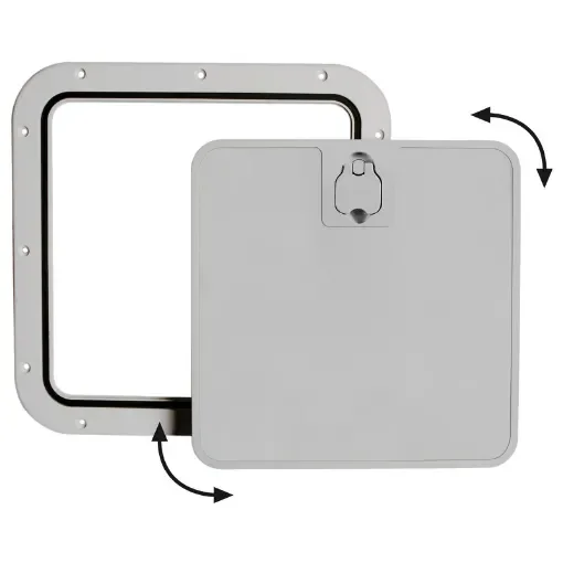 Osculati - Grey inspection hatch removable lid 375 x 375mm - 20.302.32 product image