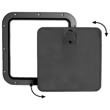 Osculati - Inspection hatch with removable black front lid - 20.302.33 product image