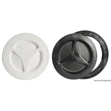 Osculati - Inspection hatch white polypropylene 204 mm - 20.337.02BI product image