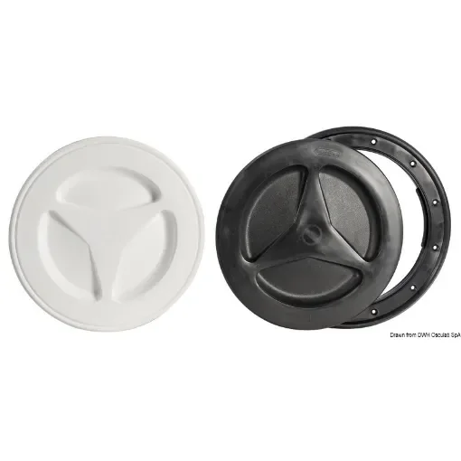 Osculati - Inspection hatch white polypropylene 204 mm - 20.337.02BI product image