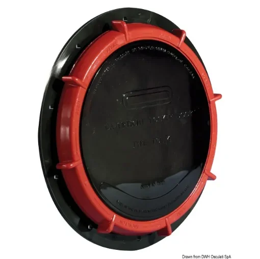Osculati - WHALE Henderson watertight black hatch 236 mm - 20.400.00 product image