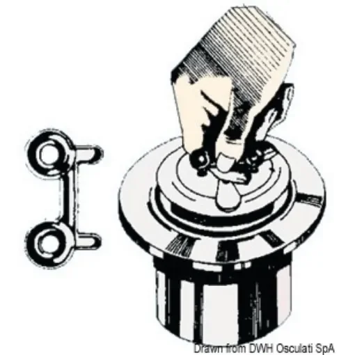 Osculati - Chr.br.plug+key 50 WATER - 20.567.12 product image