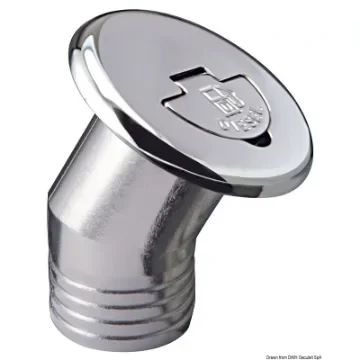Chromed brass filler cap product image