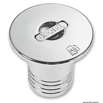 Osculati - Chromed brass DIESEL straight deck plug 50 mm - 20.667.03 product image