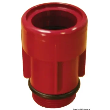Osculati - Hose conn. for WASTE deck filler 1 1/2&amp;#39;&amp;#39; ISO8840 - 20.866.90 product image