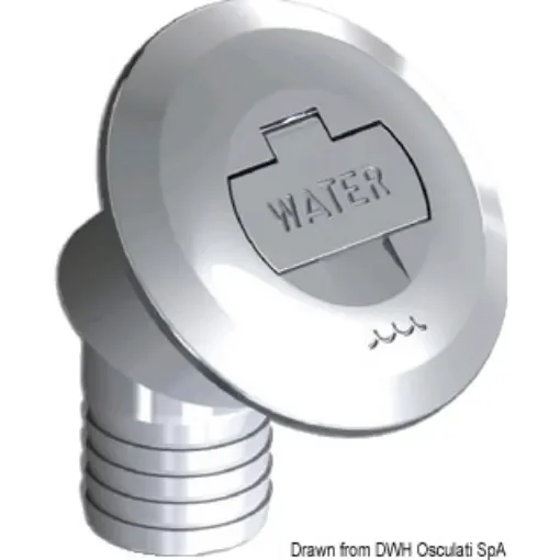 Osculati - Water 30&amp;#176;-tilted deck filler 38 mm - 20.668.11 product image