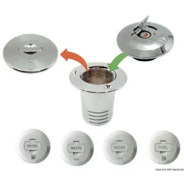 Osculati - Water deck filler without joint pin - 20.668.23 product image