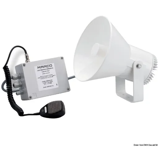 MARCO electronic horn with amplifier, suitable for boats from 12 to 20 metres product image