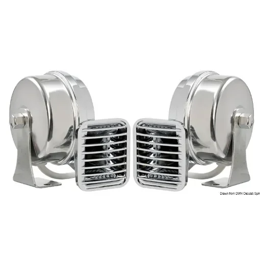 Osculati - Powerful ABS chromed double horn - 21.451.42 product image