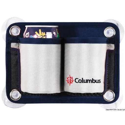 Osculati - Columbus 2-place glass/can holder pouch - 23.202.04 product image