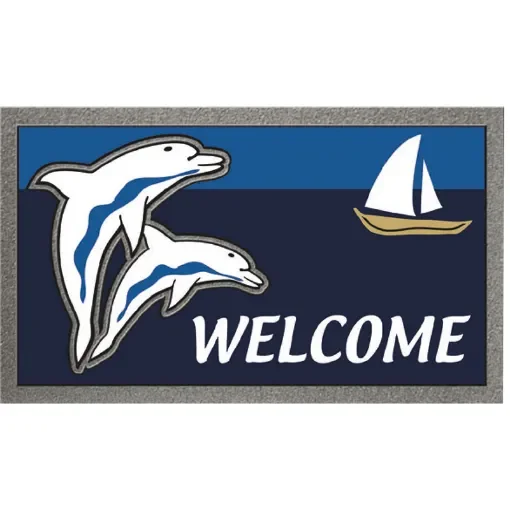 Osculati - Format antiskid doormat 40 x 68 cm Dolphins - 23.909.03 product image
