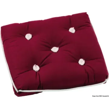 Osculati - Simple cotton cushion bordeaux 430 x 350 mm - 24.430.13 product image