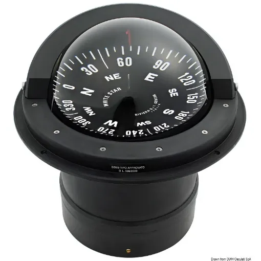 RIVIERA 6" recess fit compass product image