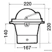 Osculati - RIVIERA 6&amp;quot; recess fit compass for sail boats B6/W3 - 25.002.00 product image