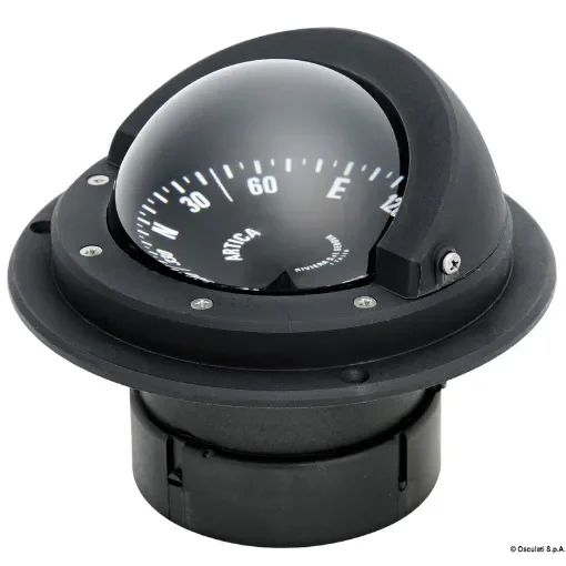 Osculati - RIVIERA Vega BA1 compass w/ black rose - 25.005.01 product image