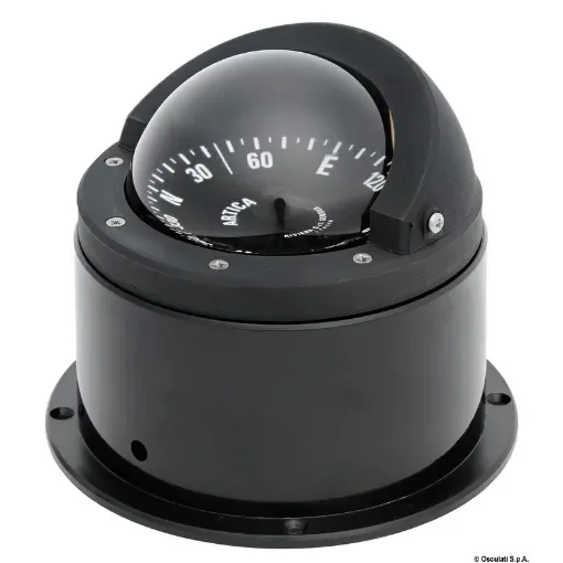 Osculati - RIVIERA Vega BA3 compass w/ black rose - 25.005.03 product image