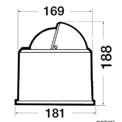 Osculati - RIVIERA BW2 compass 5&amp;quot; - 25.009.00 product image