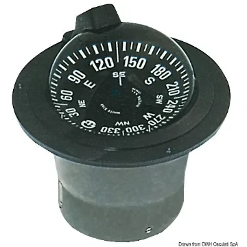 Osculati - RIVIERA BW1 compass 5&amp;quot; recess-fit model - 25.011.00 product image