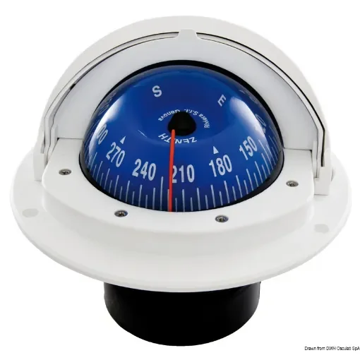 Osculati - RIVIERA AV compass 3&amp;quot; blue rose/white body - 25.014.21 product image