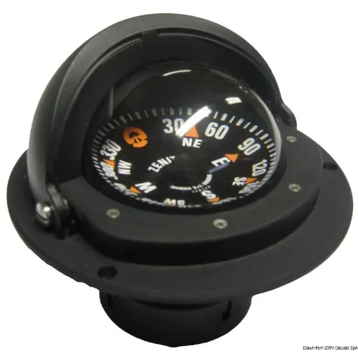 Osculati - RIVIERA compass 3&amp;quot; w/cover black rose/black body - 25.014.25 product image