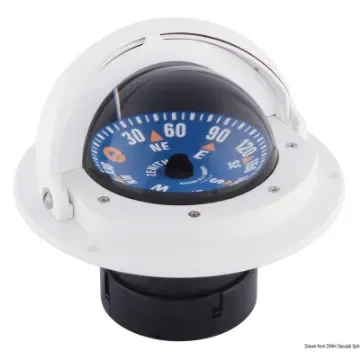 Osculati - RIVIERA compass 3&amp;quot; w/cover blue rose/white body - 25.014.27 product image