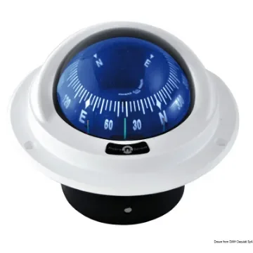 Osculati - IDRA built-in compact compass w/blue front rose - 25.014.91 product image